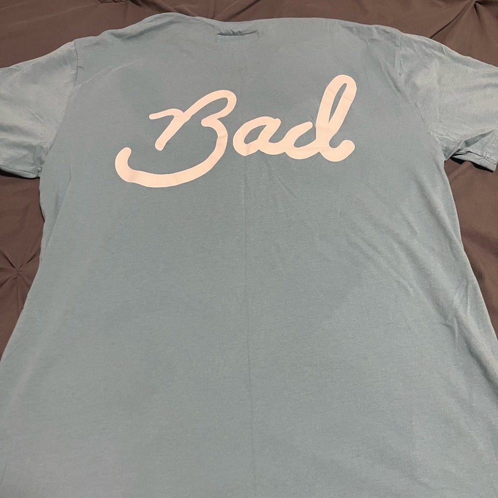 Bad birdie Men's Blue T-Shirt medium EUC